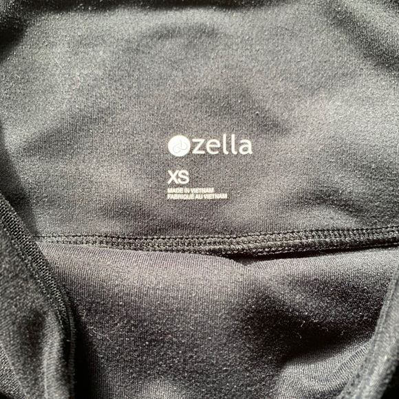 Zella Black Mesh Ankle Leggings - Picture 4 of 8